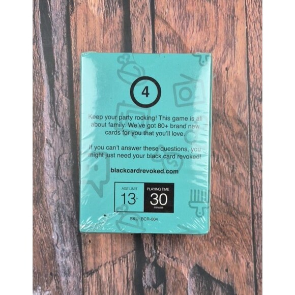 Black Card Revoked 4 Original Flavor Card Party Game Stocking Stuffer New - Picture 3 of 6
